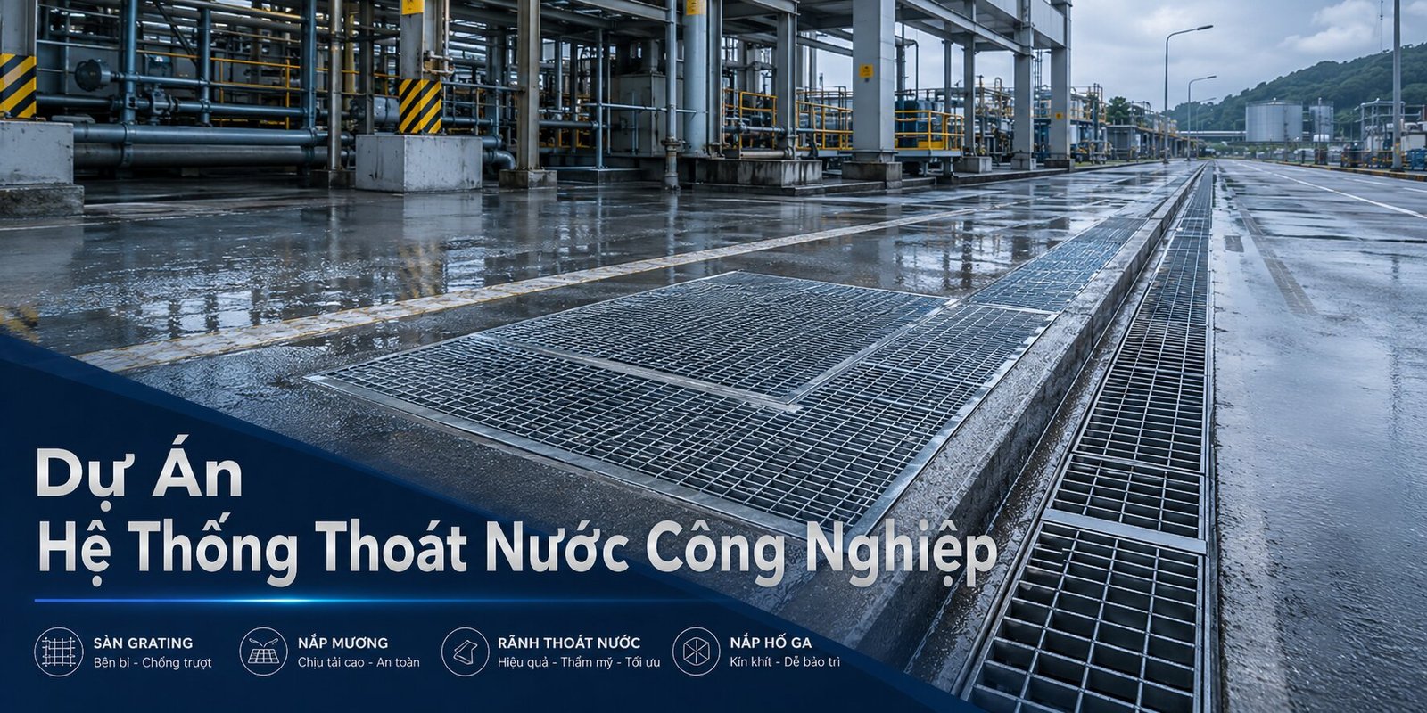 Dự án song chắn rác khu công nghiệp