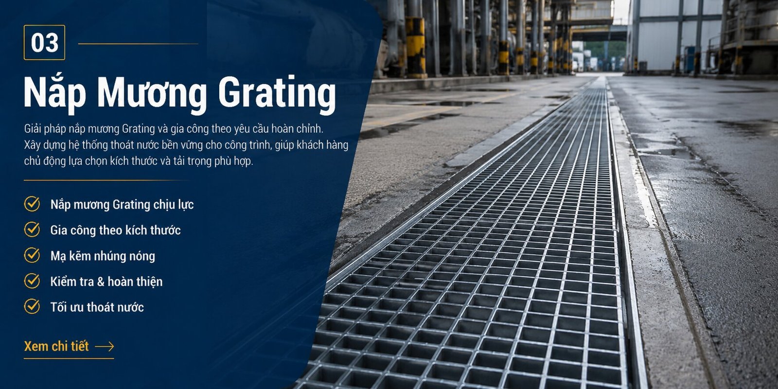 Nắp mương Grating
