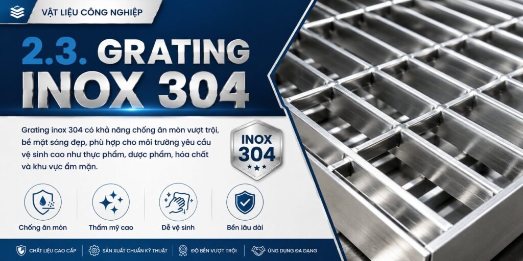 san grating inox 304