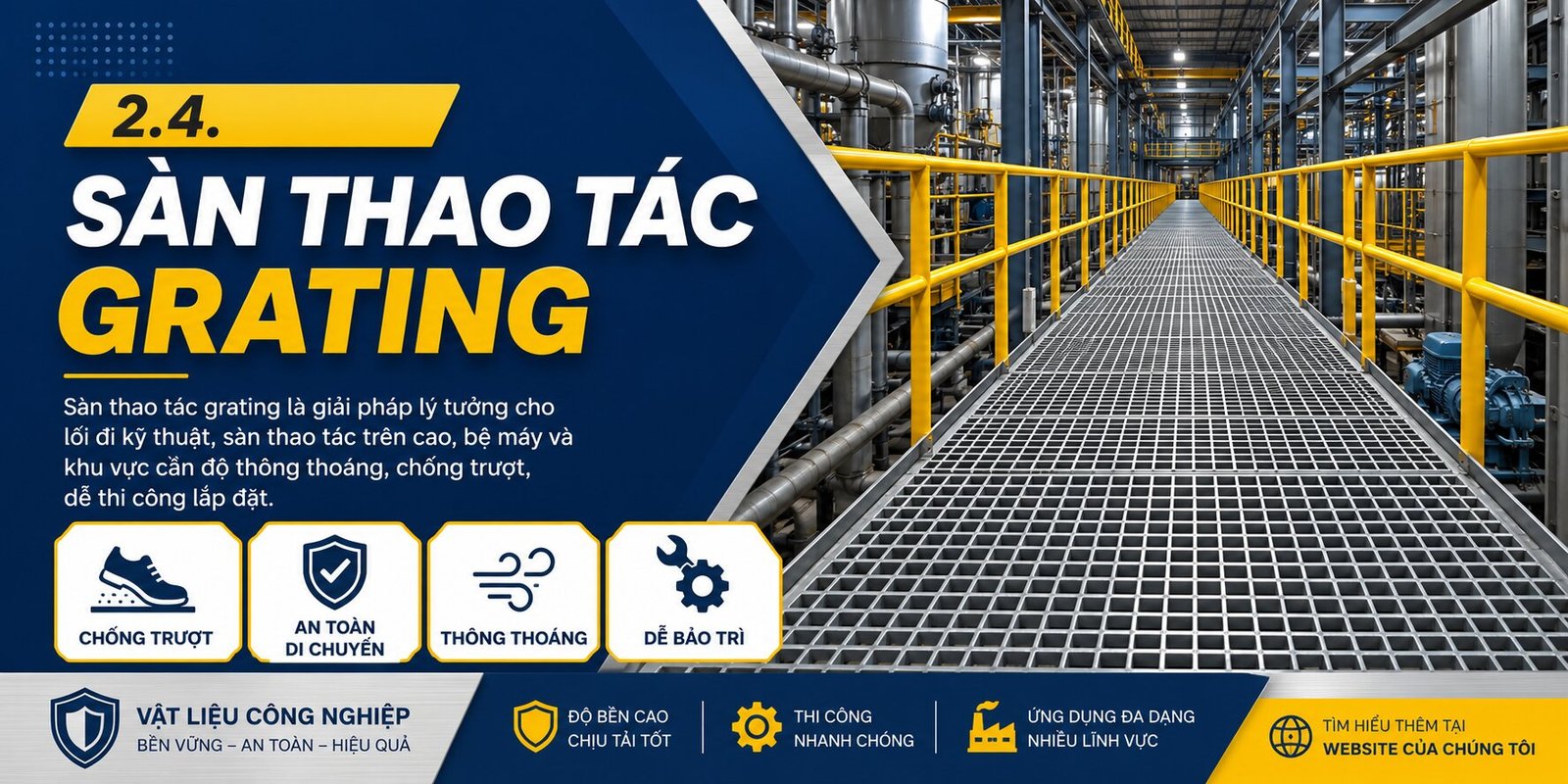 Sàn thao tác grating